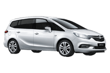 Car Hire Waltham Abbey - Vauxhall Zafira 7-Seater - Minibus hire Waltham abbey
